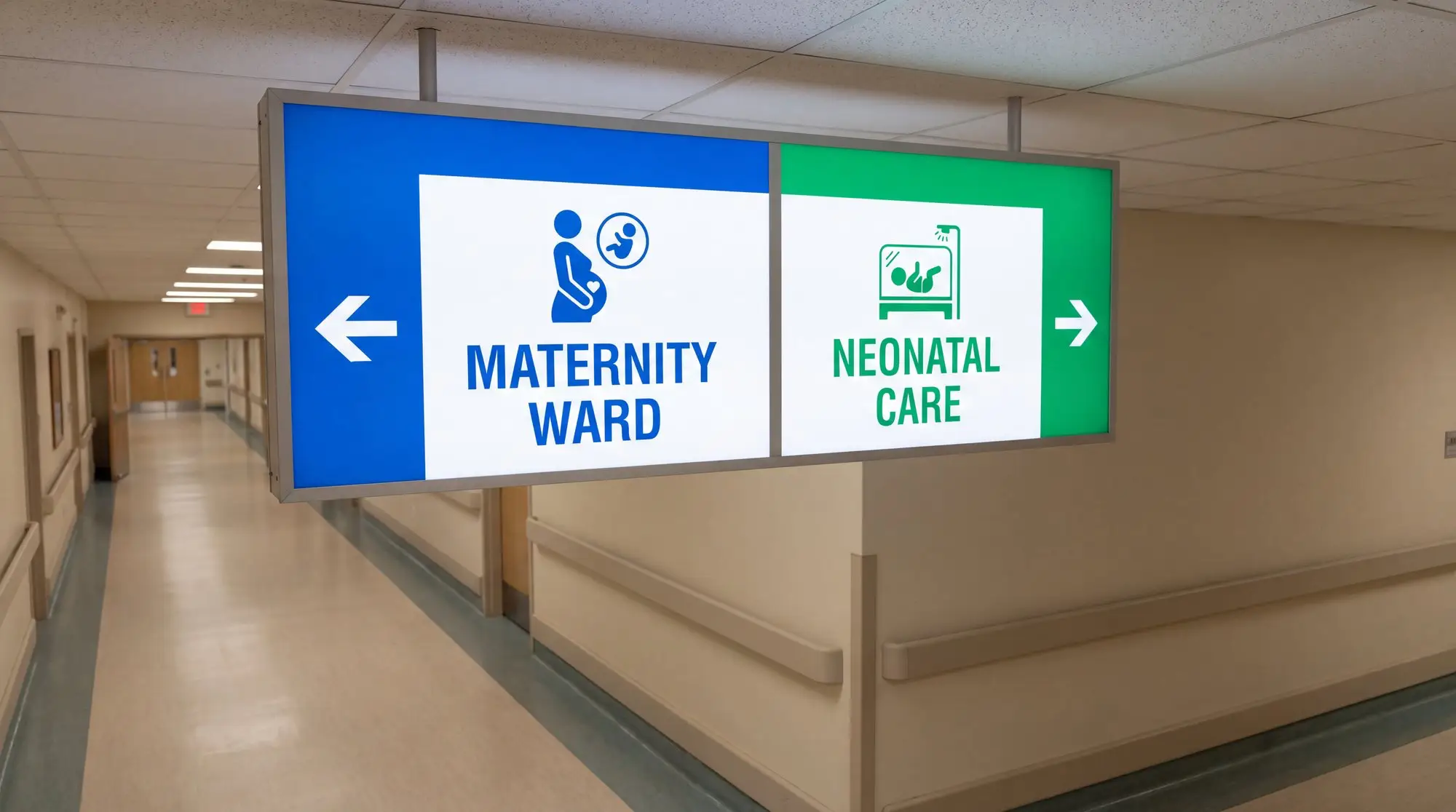 Static Signs vs Digital Displays in a Hospital Setting
