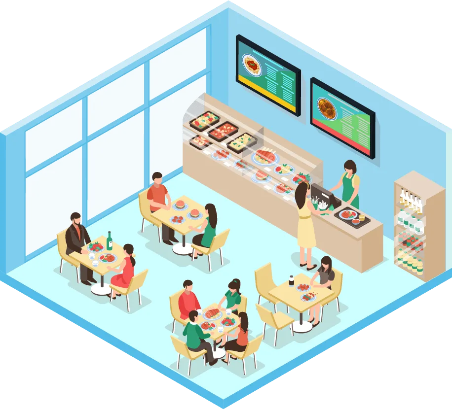 cafe digital signage malaysia