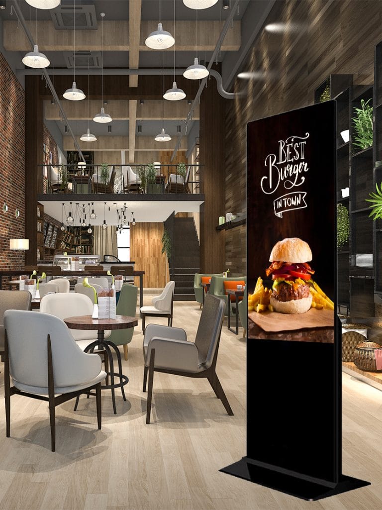 Floor Standing Digital Signage & Digital Standee Malaysia | Blupepper