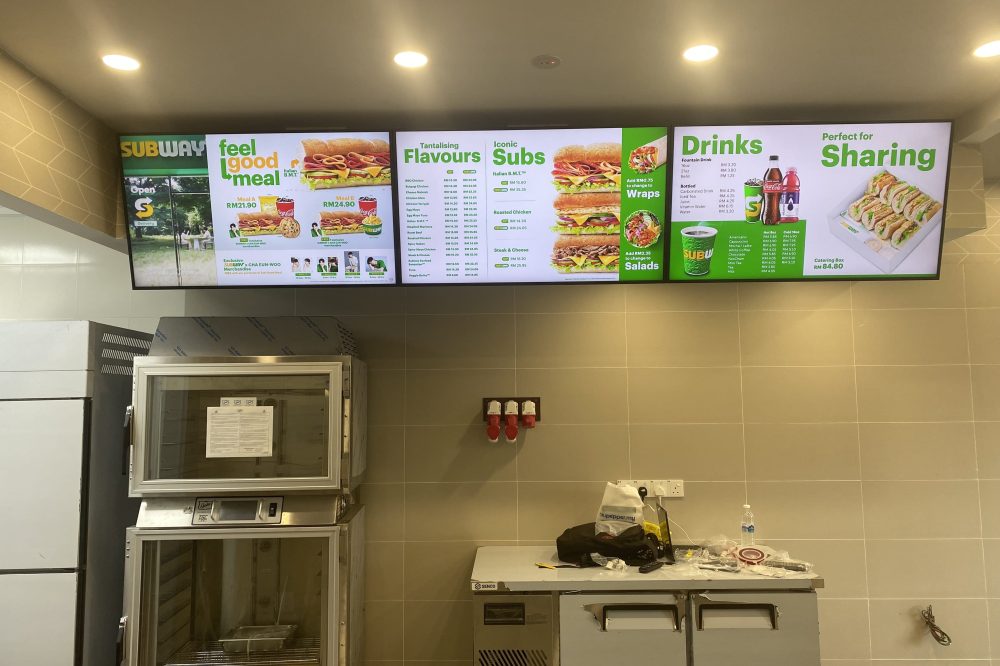 Fast Food Digital Menu Board