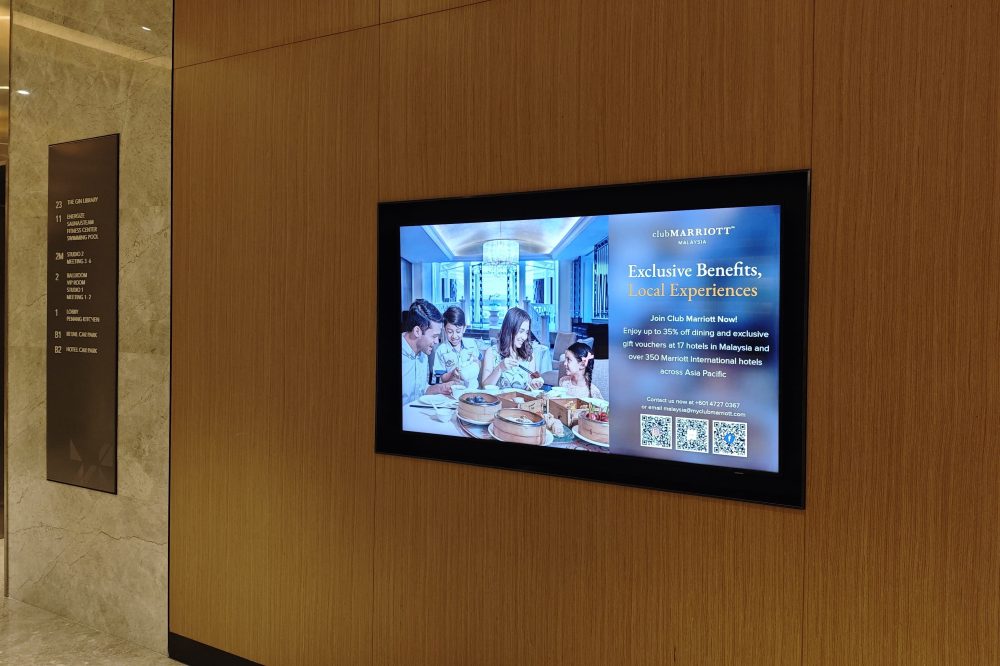 Promotion on Hotel TV Signage