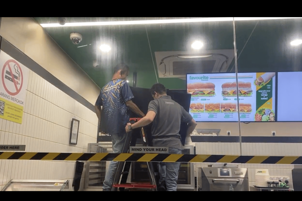 TV Screen Deployment work