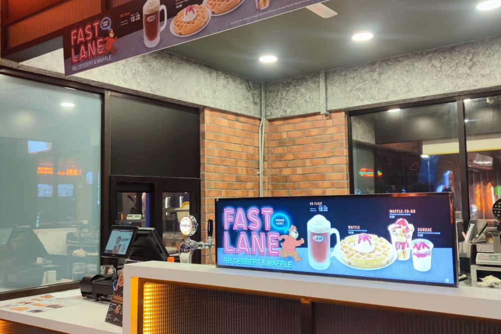 Top Counter TV Screen